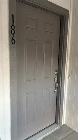 a view of a closet area