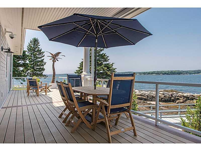 23 Breakwater Road Boothbay Harbor, ME 04538 - Photo 10 of 34 Patio/Deck. There are both open and...