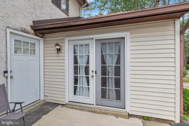 a view of front door