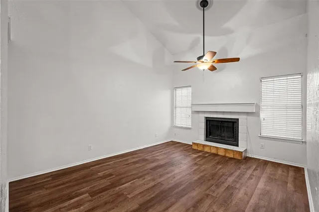 wooden floor in an empty room