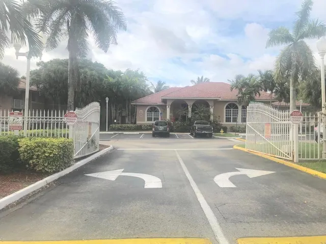 a view of a house with a outdoor space