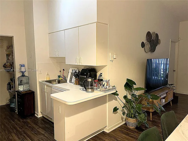 a room with storage and utility