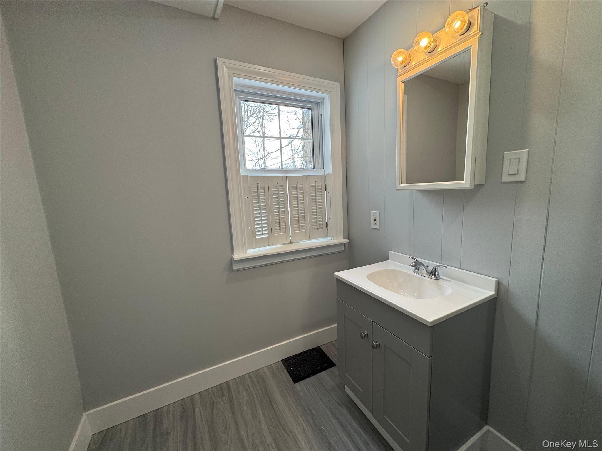 9606 Lincoln Avenue Remsen, NY 13438 - Photo 15 of 43 Bathroom featuring vanity and dark wood-style flooring