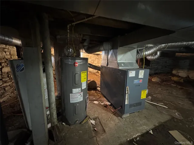 a view of a fireplace