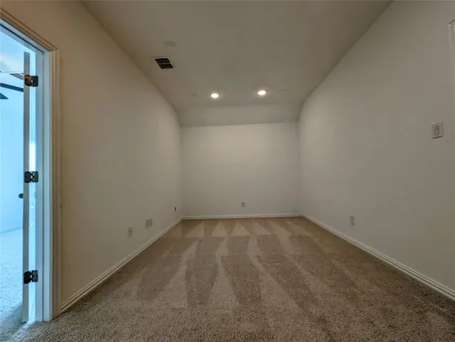 an empty room with a empty space
