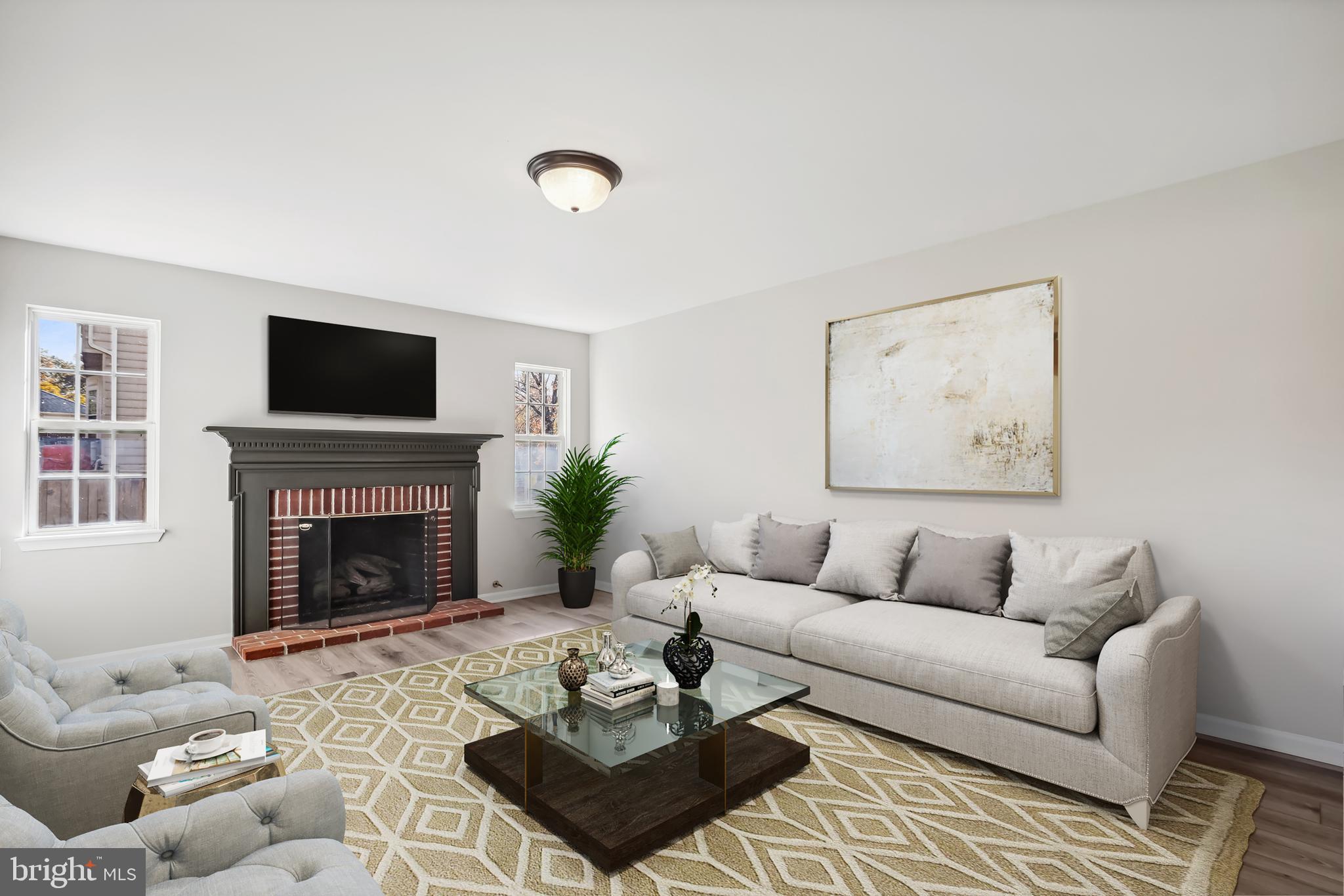 7211 Kyle's Landing Springfield, VA 22150 - Photo 5 of 82 Family Room virtually staged for inspiration