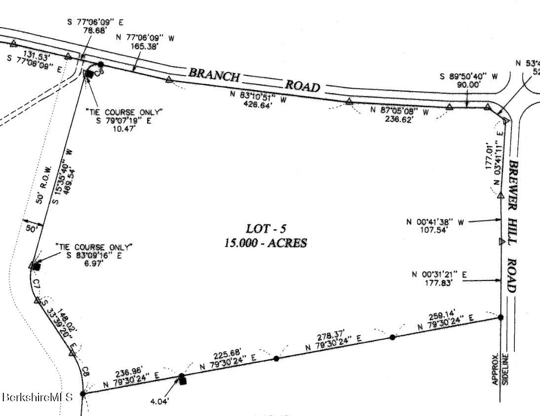 0 Brewer Branch Road Southfield, MA 01259 - Photo 11 of 13 Survey close up