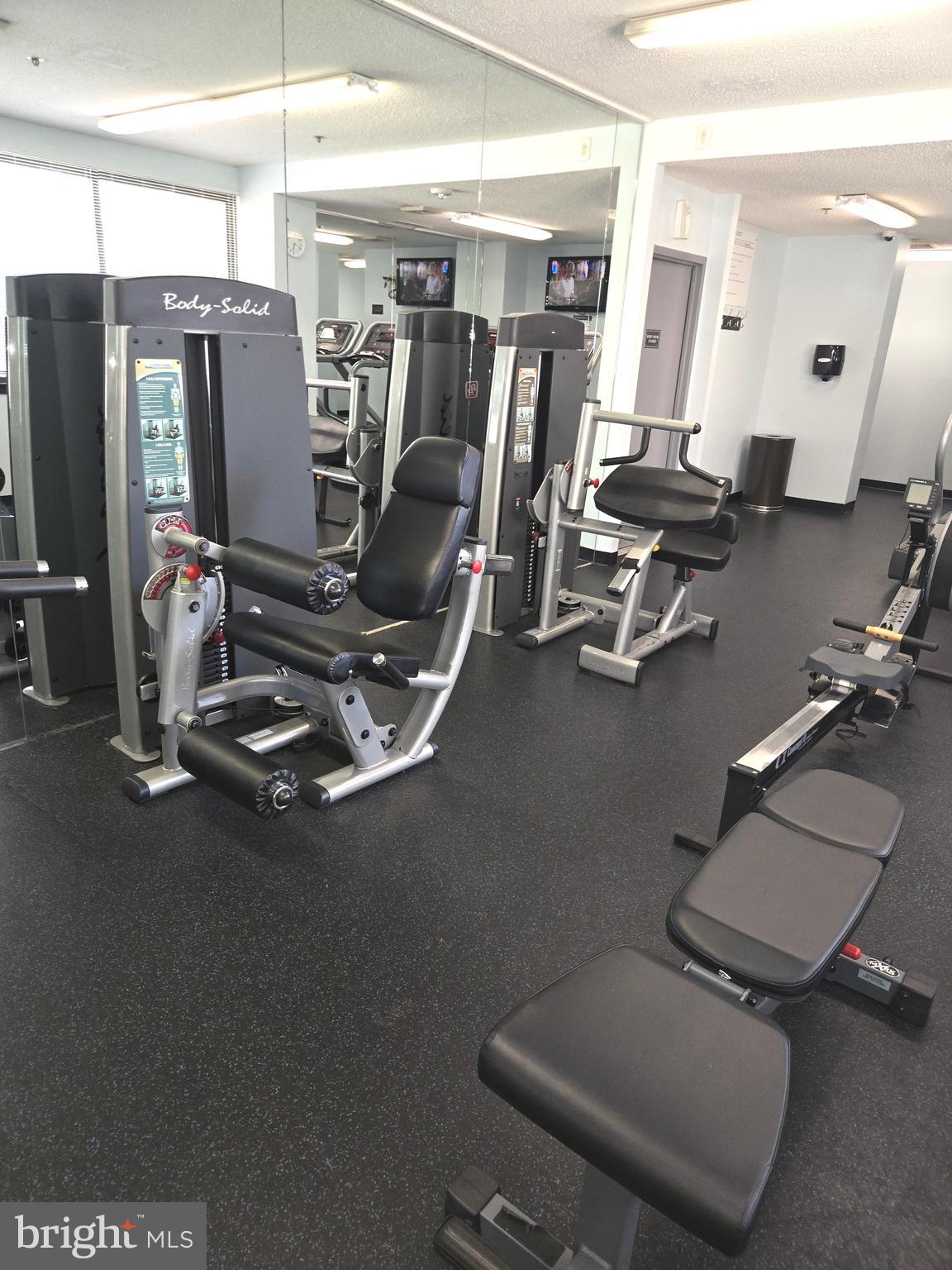 5501 Seminary Road, Unit 214S Falls Church, VA 22041 - Photo 25 of 27 a room with gym equipment