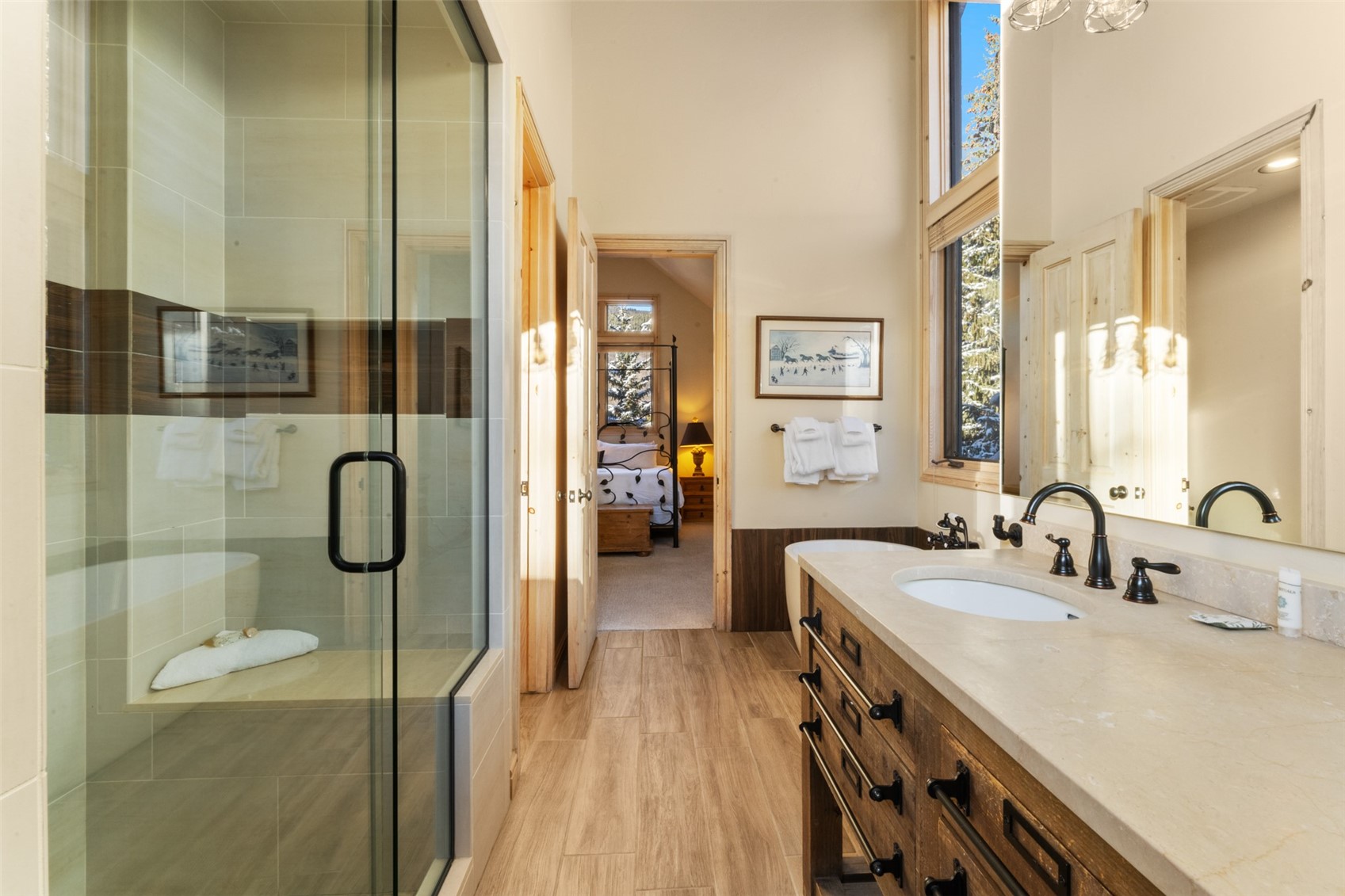 1459 East Keystone Road, Unit C1 Dillon, CO 80435 - Photo 17 of 27 Primary 5 piece bathroom
