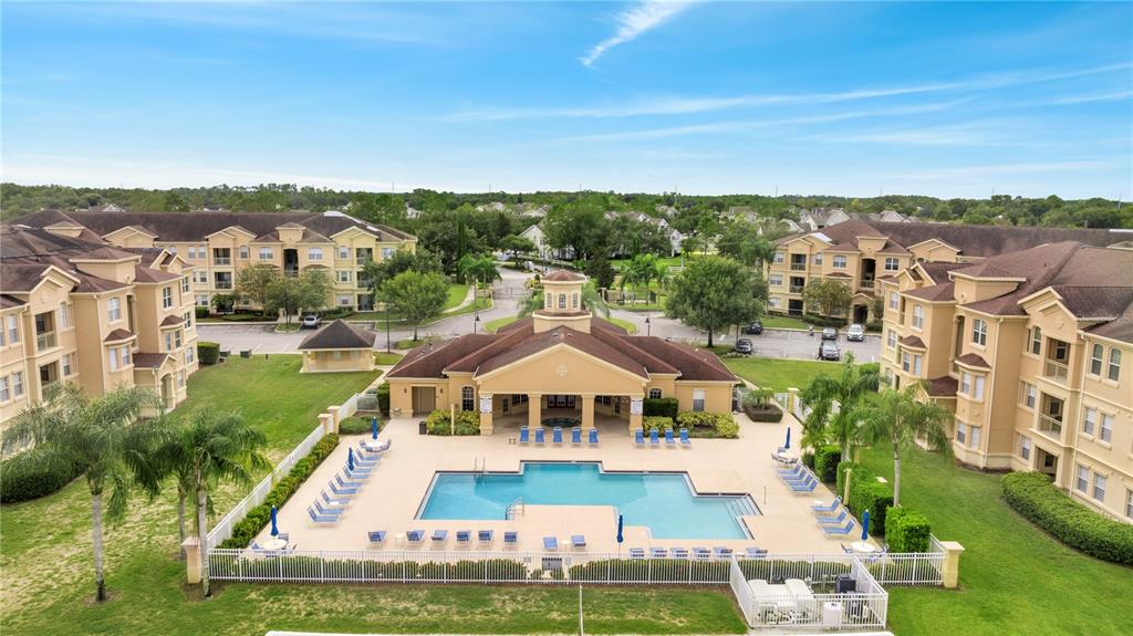 505 Terrace Ridge Circle, Unit 505 Davenport, FL 33896 - Photo 45 of 47 a aerial view of a house with a yard