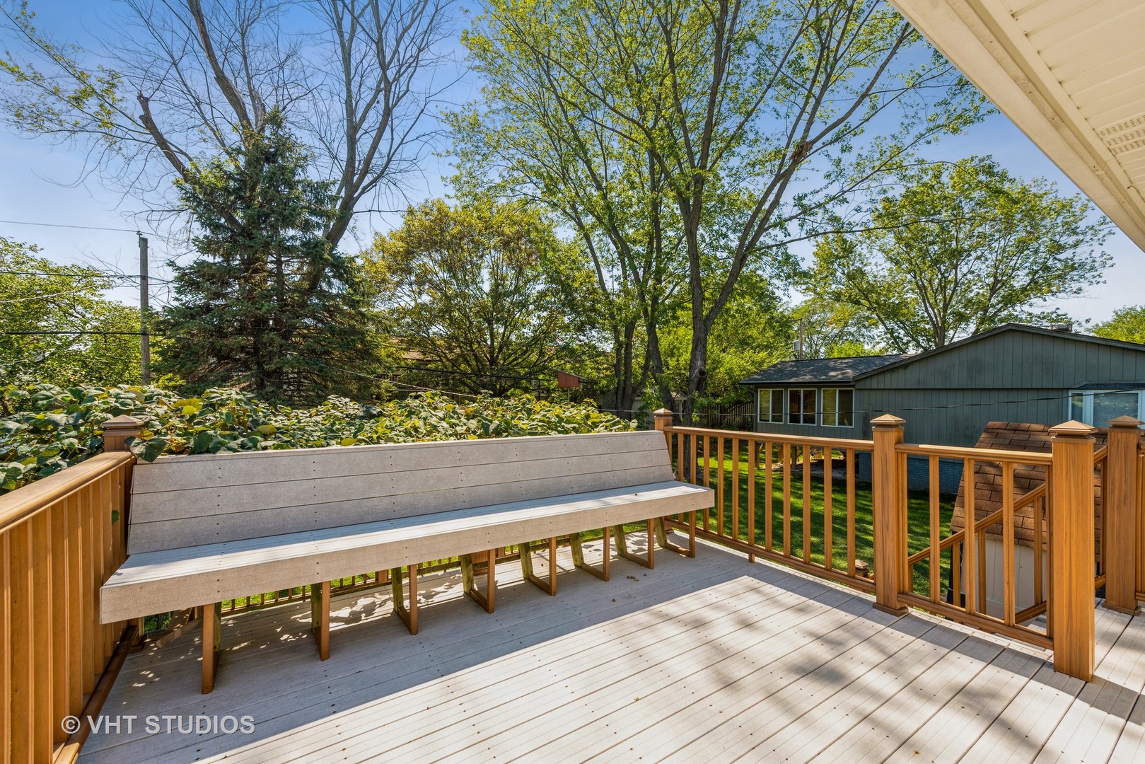 637 Sycamore Road Buffalo Grove, IL 60089 - Photo 18 of 23 a view of deck with a large trees