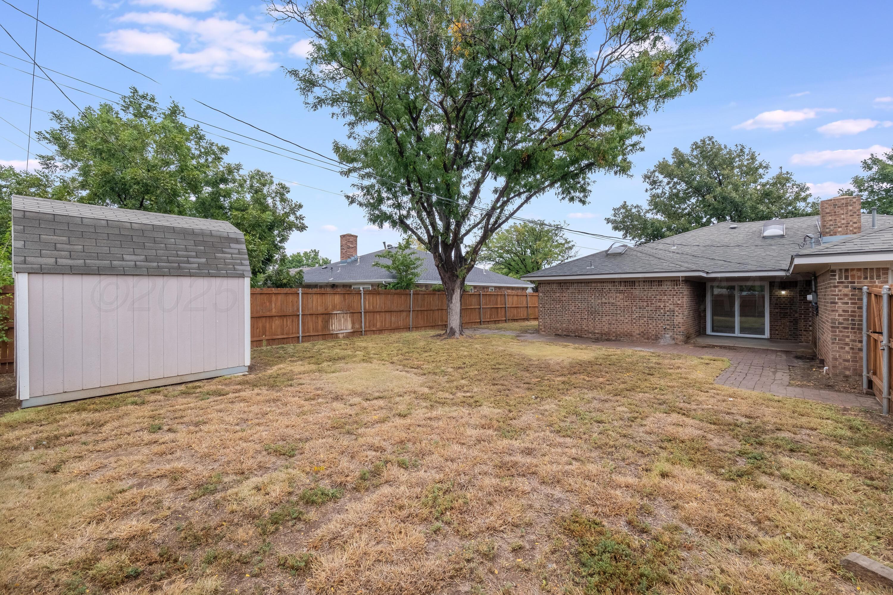 3312 Reeder Drive Amarillo, TX 79121 - Photo 25 of 26 Back yard - 2