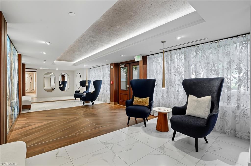 445 Dockside Drive, Unit B202 Naples, FL 34110 - Photo 41 of 50 Beautifully Renovated Lobby at Building 445
