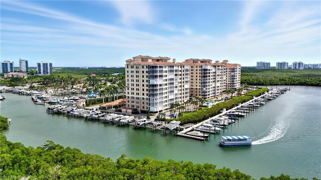 445 Dockside Drive, Unit B202 Naples, FL 34110 - Photo 46 of 50 a view of a city with tall buildings