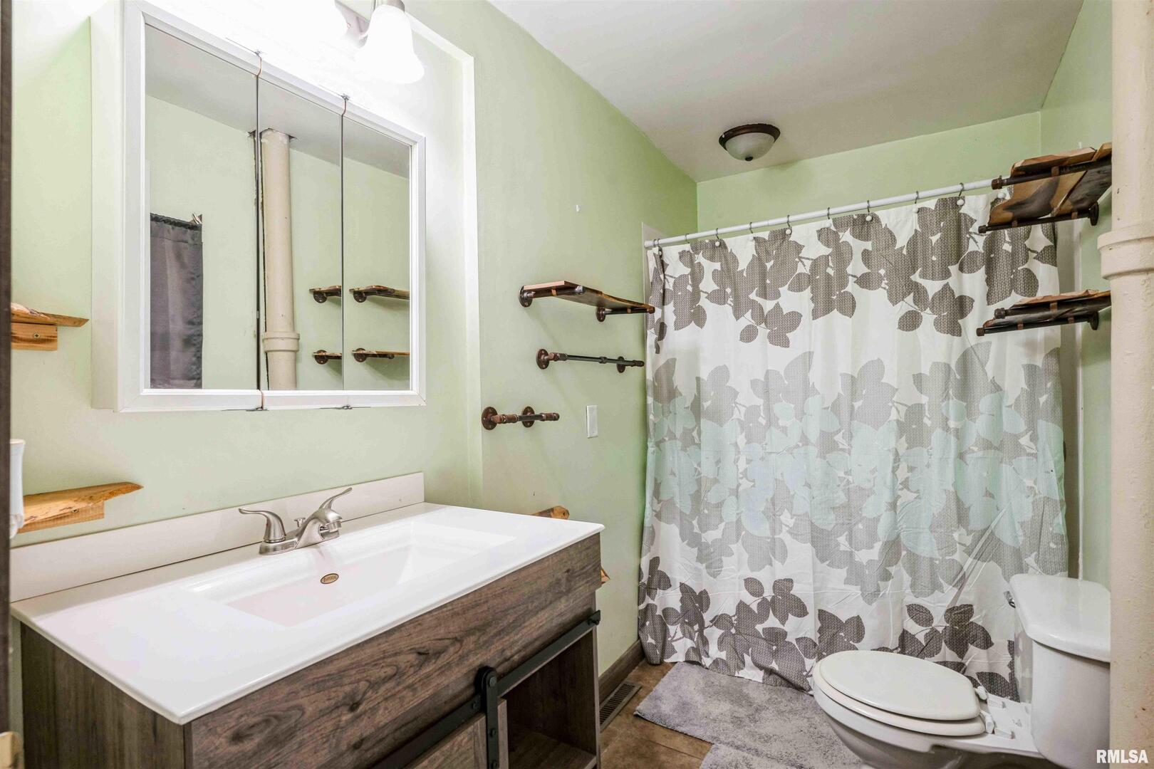 305 East 3rd Street Mineral, IL 61344 - Photo 9 of 22 a bathroom with a sink and a mirror