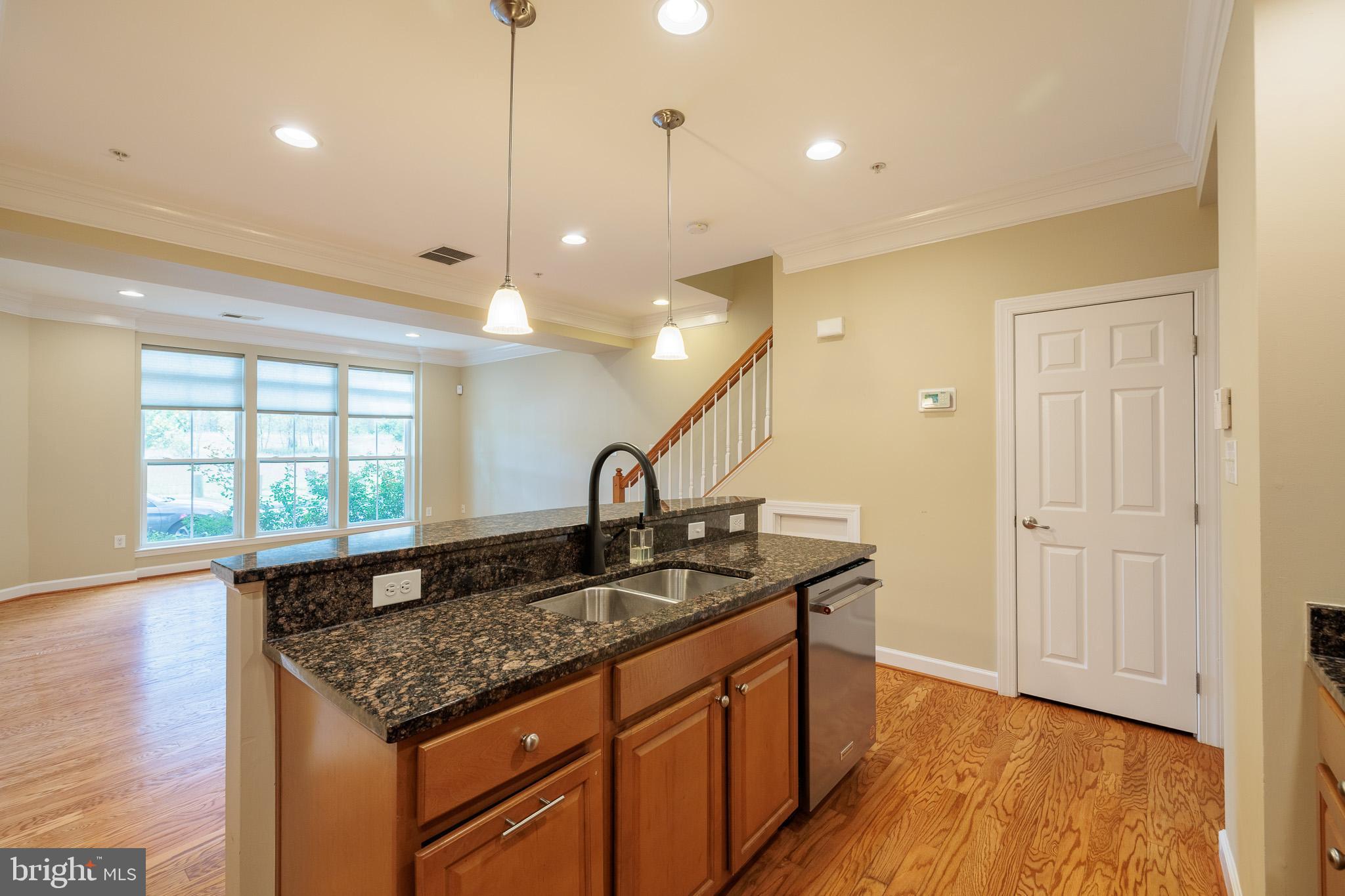 256 Urban Avenue, Unit 256 Gaithersburg, MD 20878 - Photo 14 of 41 a kitchen with a sink a counter top space and a window