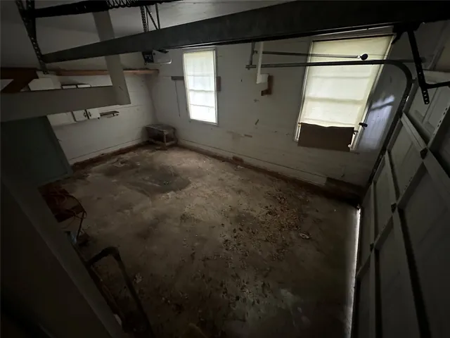 a view of storage and utility room