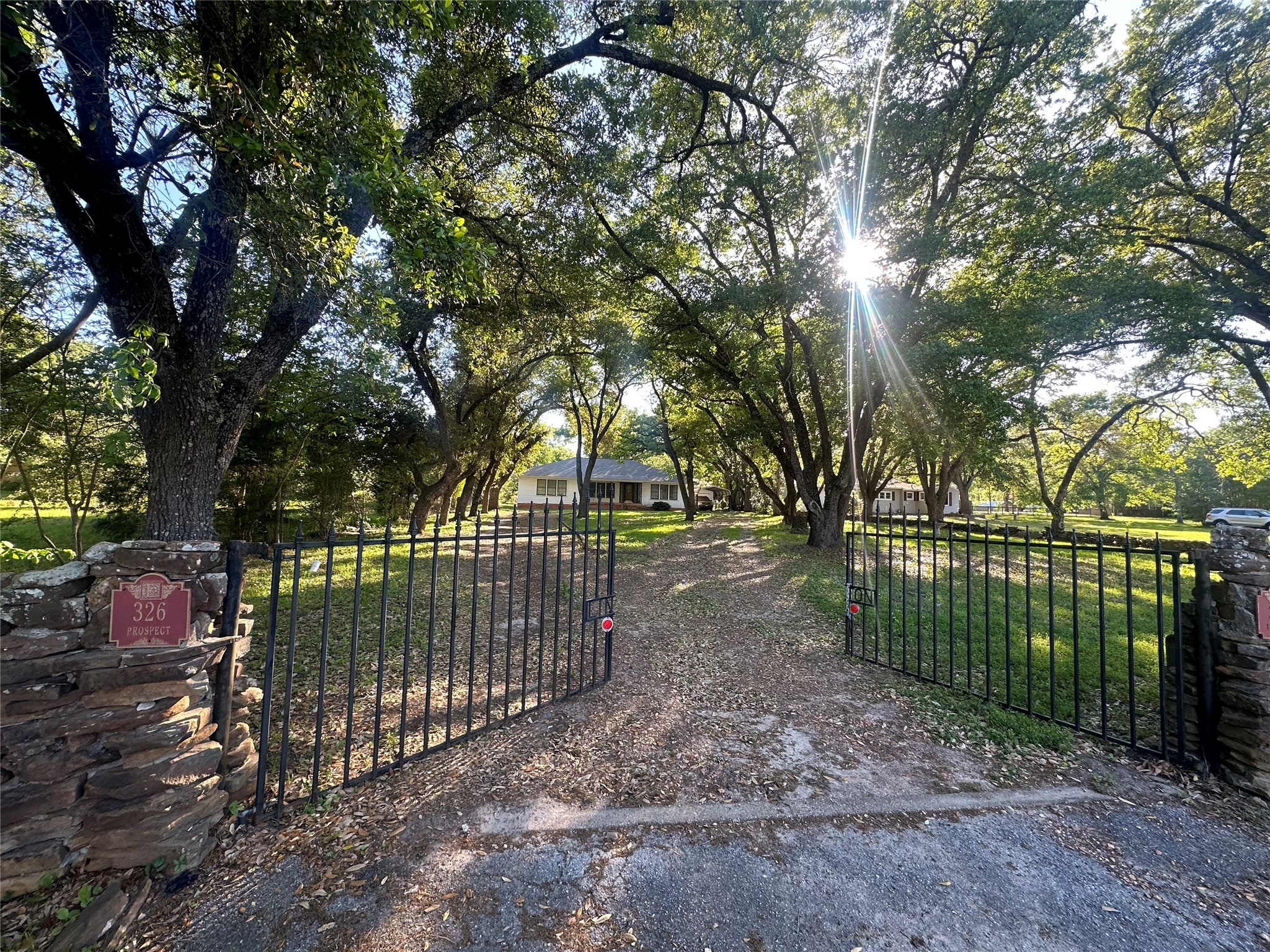 326 Prospect Drive Trinity, TX 75862 - Photo 2 of 22 a view of a yard with large trees