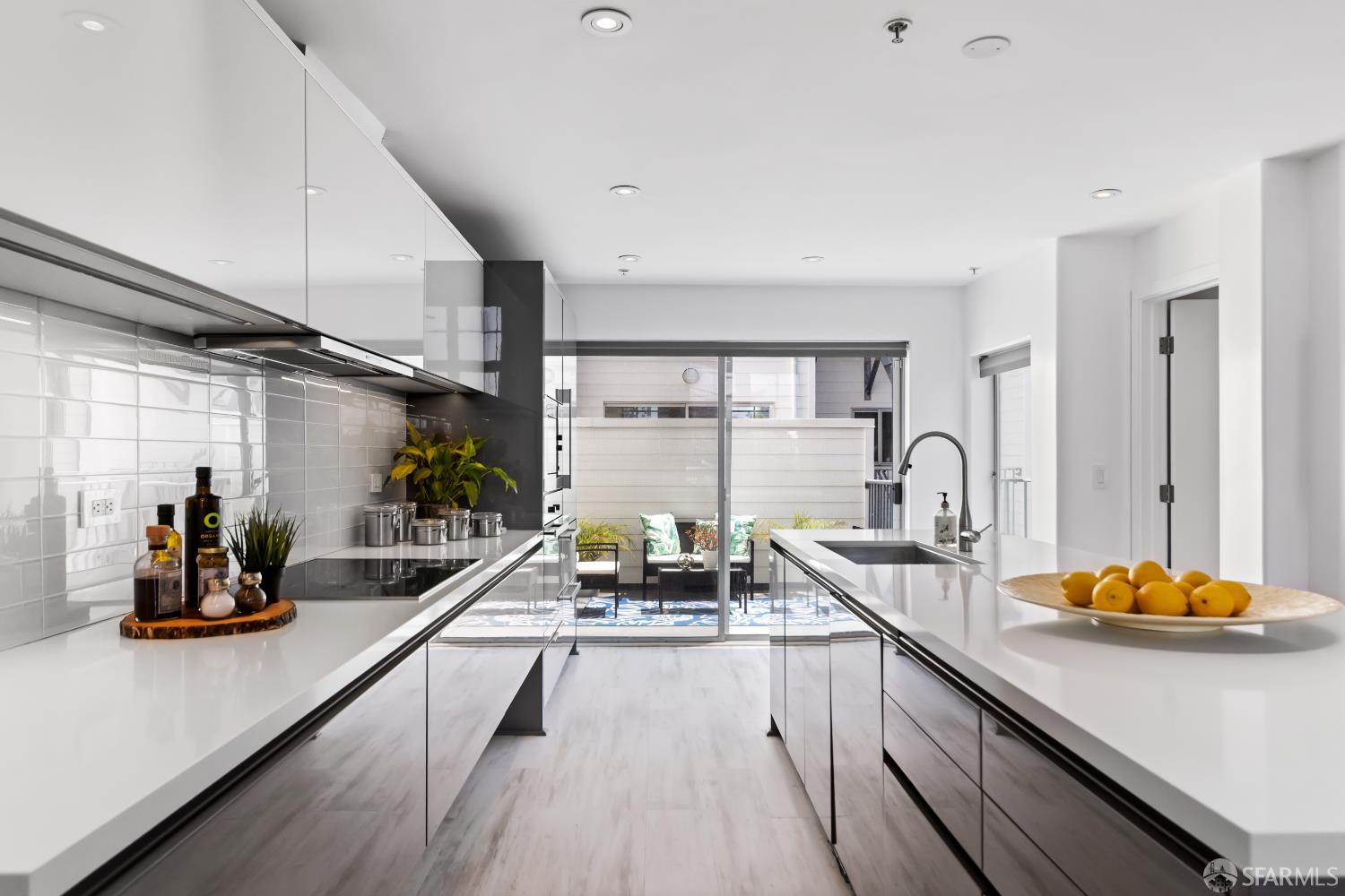 229 8th Street, Unit 3 San Francisco, CA 94103 - Photo 16 of 61 a kitchen with sink and lots of counter space