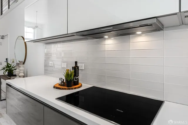 a bedroom with a bed and walk in closet