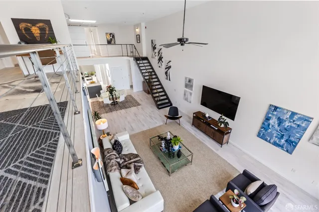 a view of city with tall buildings