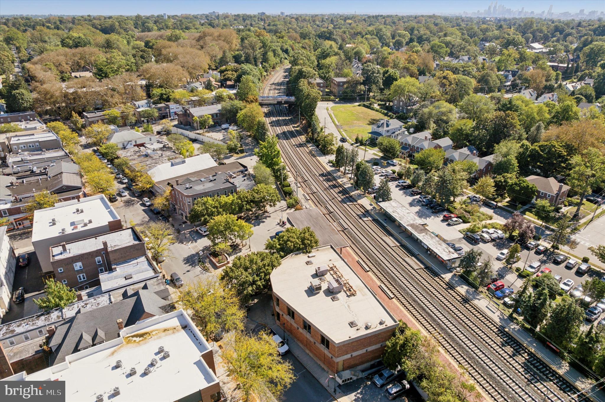 121 Conway Avenue Narberth, PA 19072 - Photo 22 of 27 an aerial view of a city