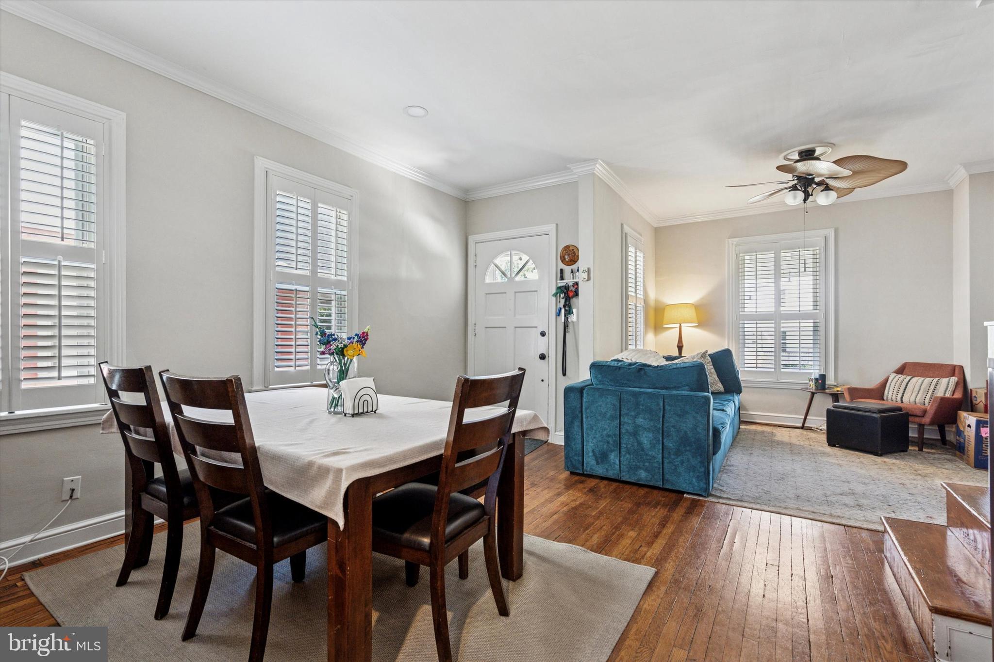 121 Conway Avenue Narberth, PA 19072 - Photo 4 of 27 a view of a dining room with furniture and wooden floor
