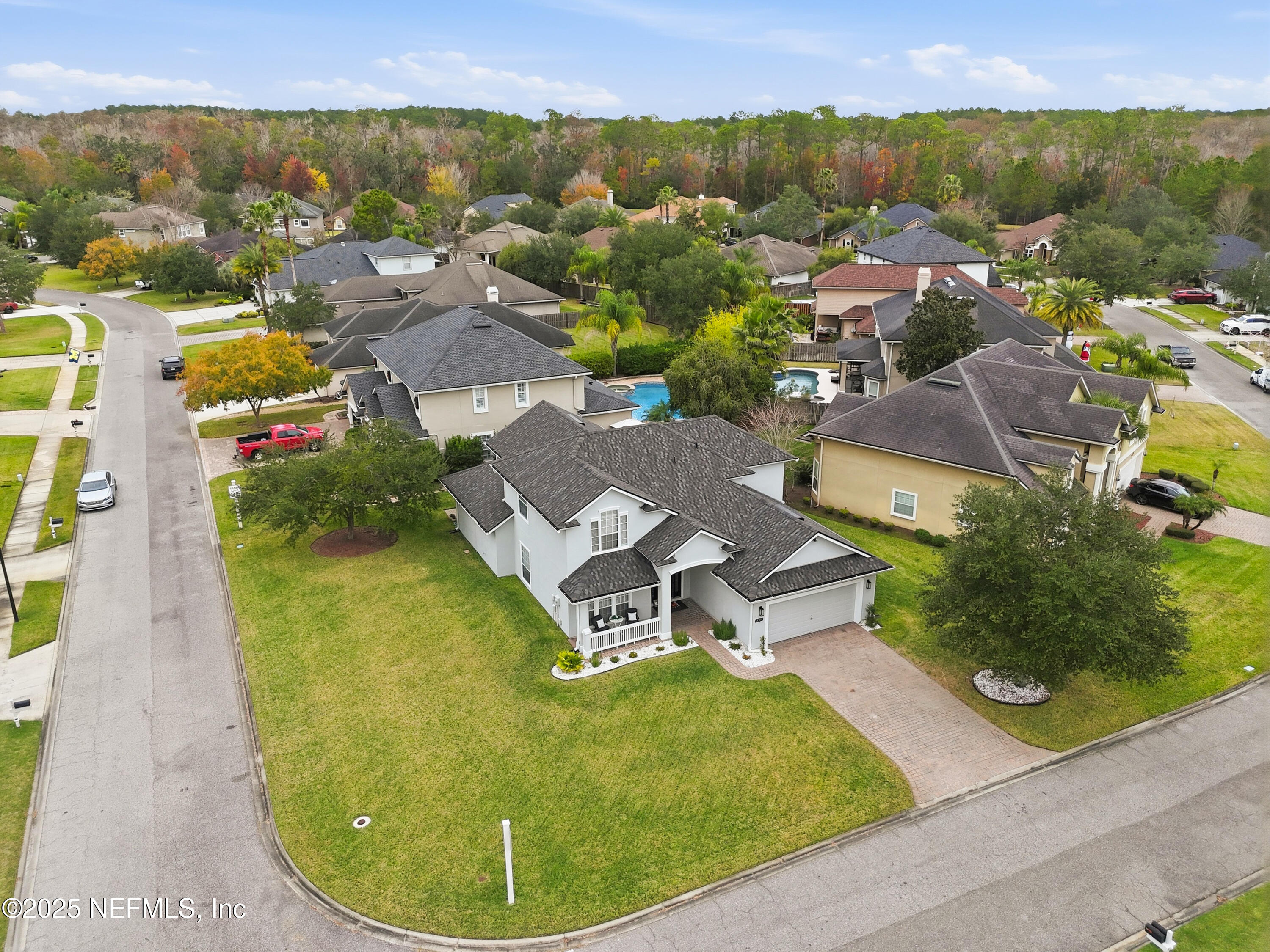 2301 Country Side Drive Fleming Island, FL 32003 - Photo 45 of 58 an aerial view of residential houses with outdoor space