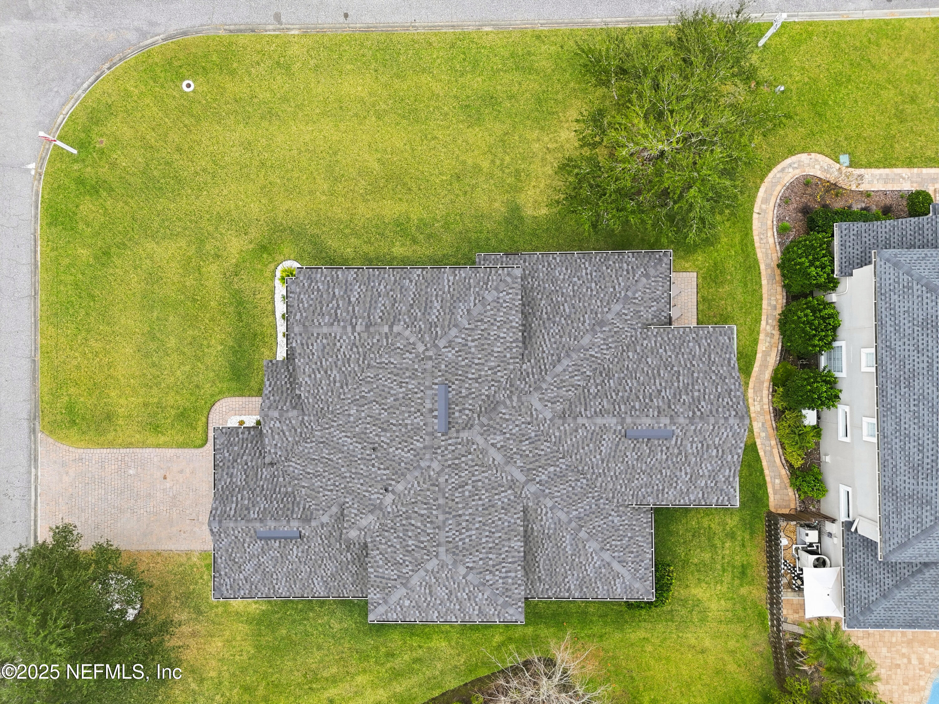 2301 Country Side Drive Fleming Island, FL 32003 - Photo 46 of 58 an aerial view of a house with a yard and swimming pool