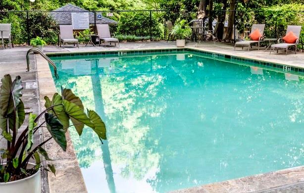 1010 Scott Boulevard, Unit E4 Decatur, GA 30030 - Photo 10 of 16 a view of a swimming pool with a patio