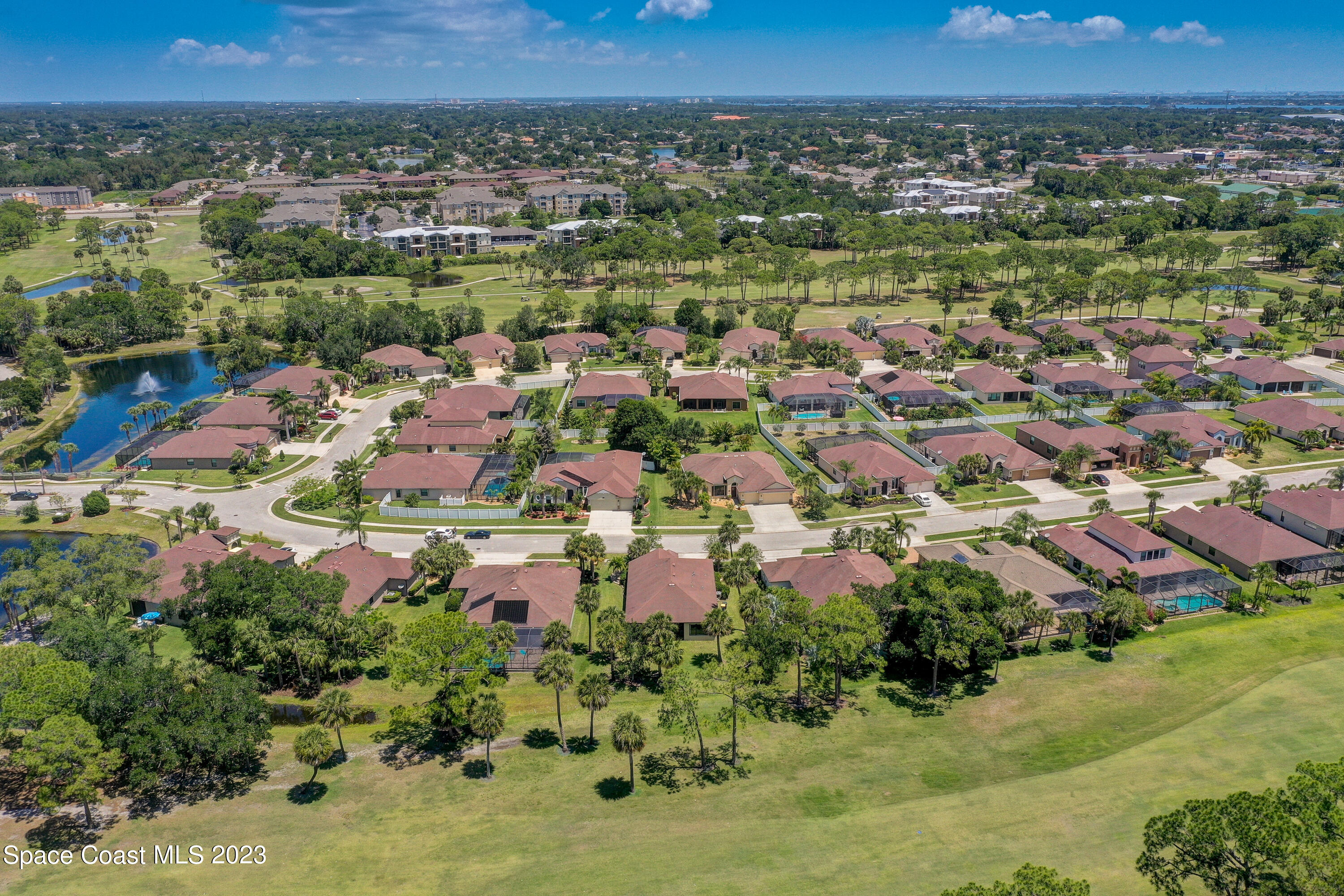1568 Outrigger Circle Rockledge, FL 32955 - Photo 41 of 44 an aerial view of multiple house