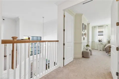 a view of front door with livingroom