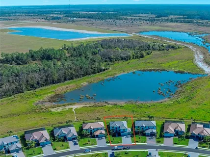 a view of an outdoor space with a lake view