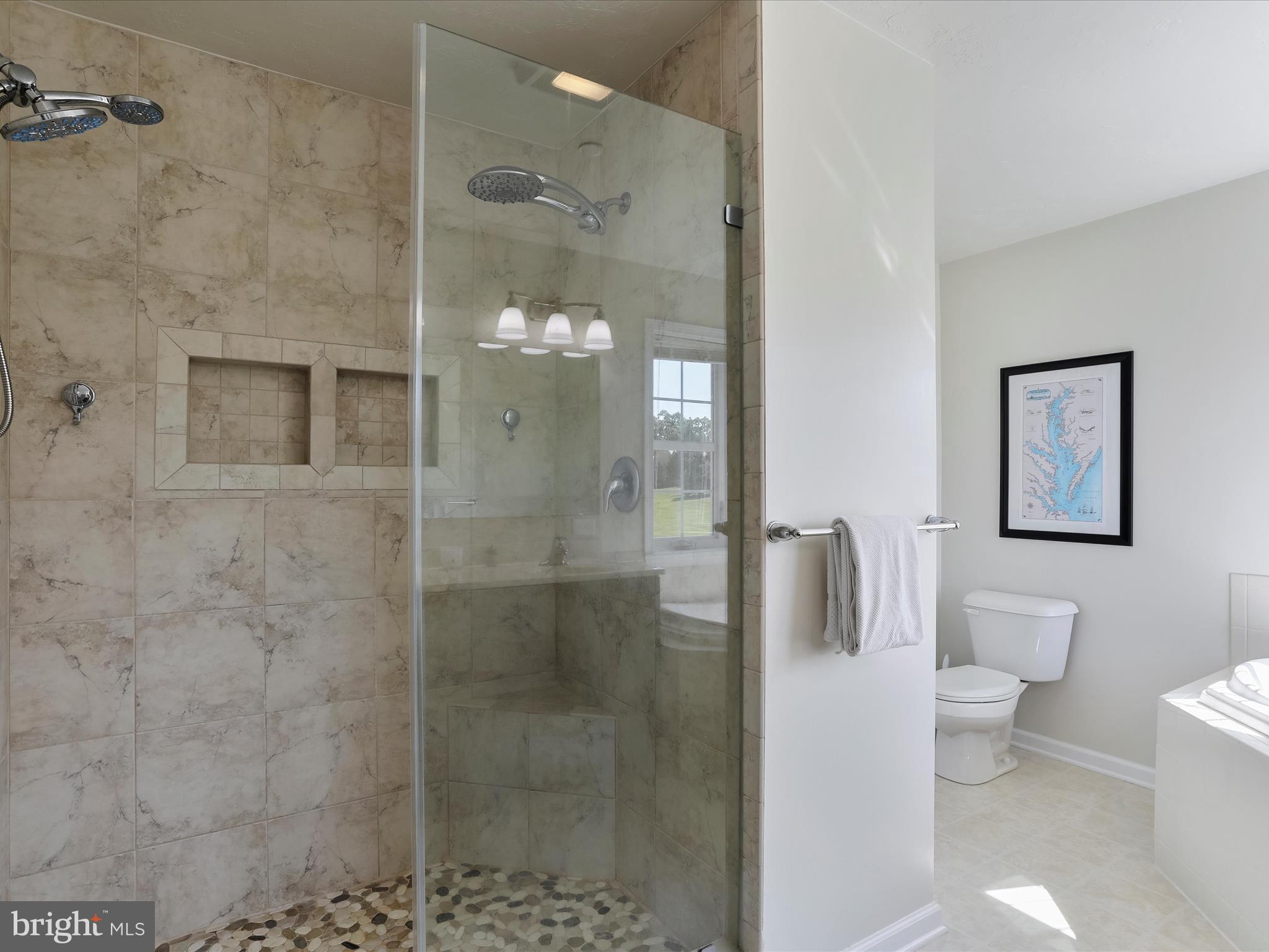 1147 Fox Run Terrace Hanover, PA 17331 - Photo 33 of 50 a bathroom with a shower and a toilet