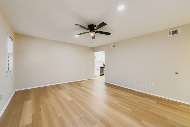 wooden floor in an empty room