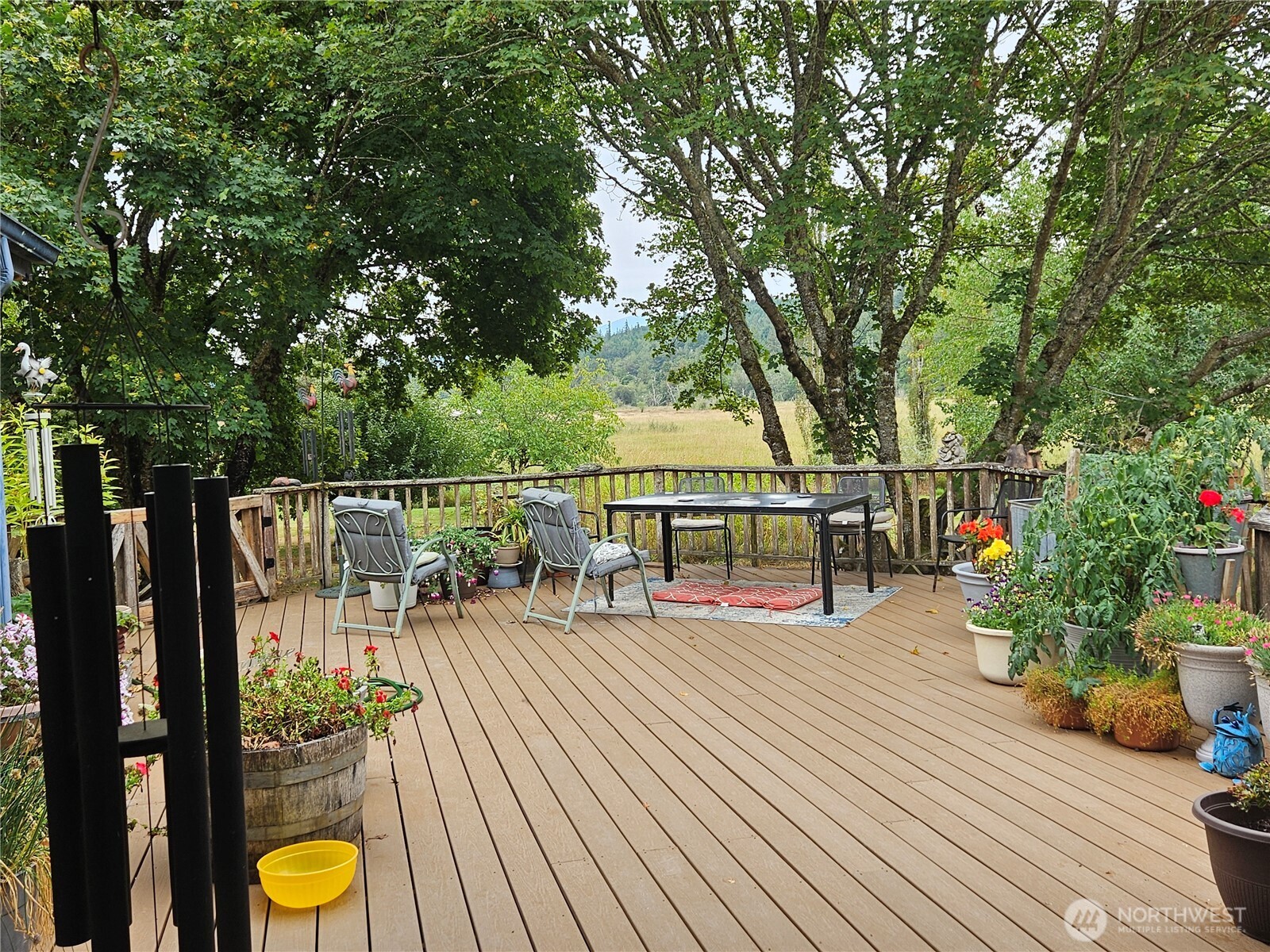 50 Leland Cut-Off Road Quilcene, WA 98376 - Photo 3 of 23 a view of a balcony with chairs