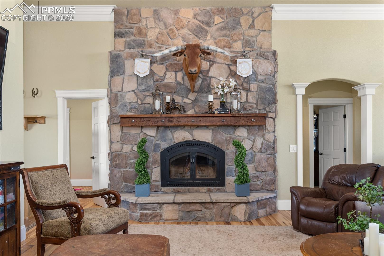 5930 North Log Road Peyton, CO 80831 - Photo 15 of 40 Top of the Fireplace- Fireplace Extraordinaire 4400 (Western Fireplace) w/custom mantel. This Fireplace will heat the entire main level of 3300 plus sq ft