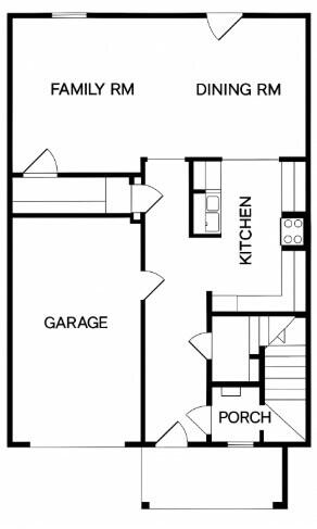 2813 Ridgecrest Drive Hephzibah, GA 30815 - Photo 2 of 30 1st Floor Layout Clean