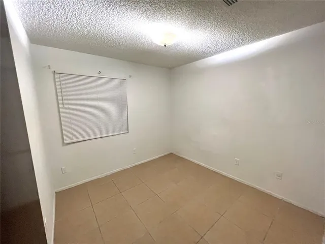 an empty room with a space