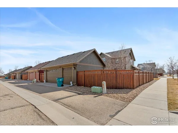 a house view with a outdoor space