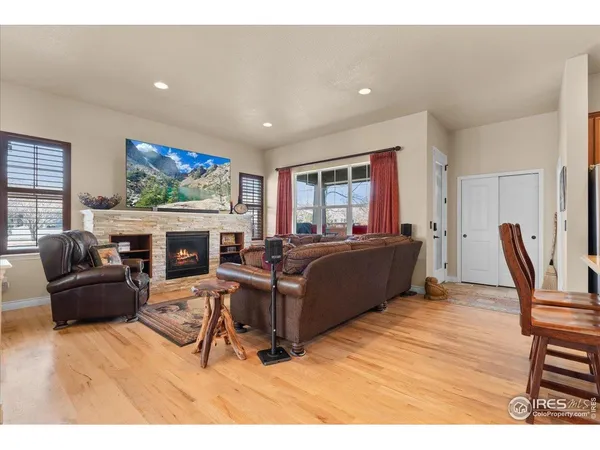 a view interior of the house and wooden floor