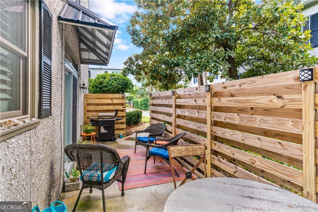 1035 Beach View Drive, Unit 201 St. Simons, GA 31522 - Photo 5 of 18 a view of balcony and patio