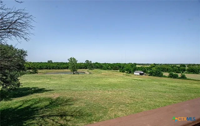 a view of an ocean and beach