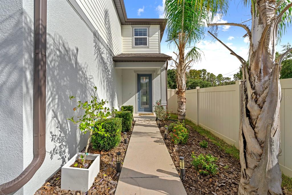 20402 Monza Loop Land O Lakes, FL 34638 - Photo 5 of 36 a front view of a house with a yard