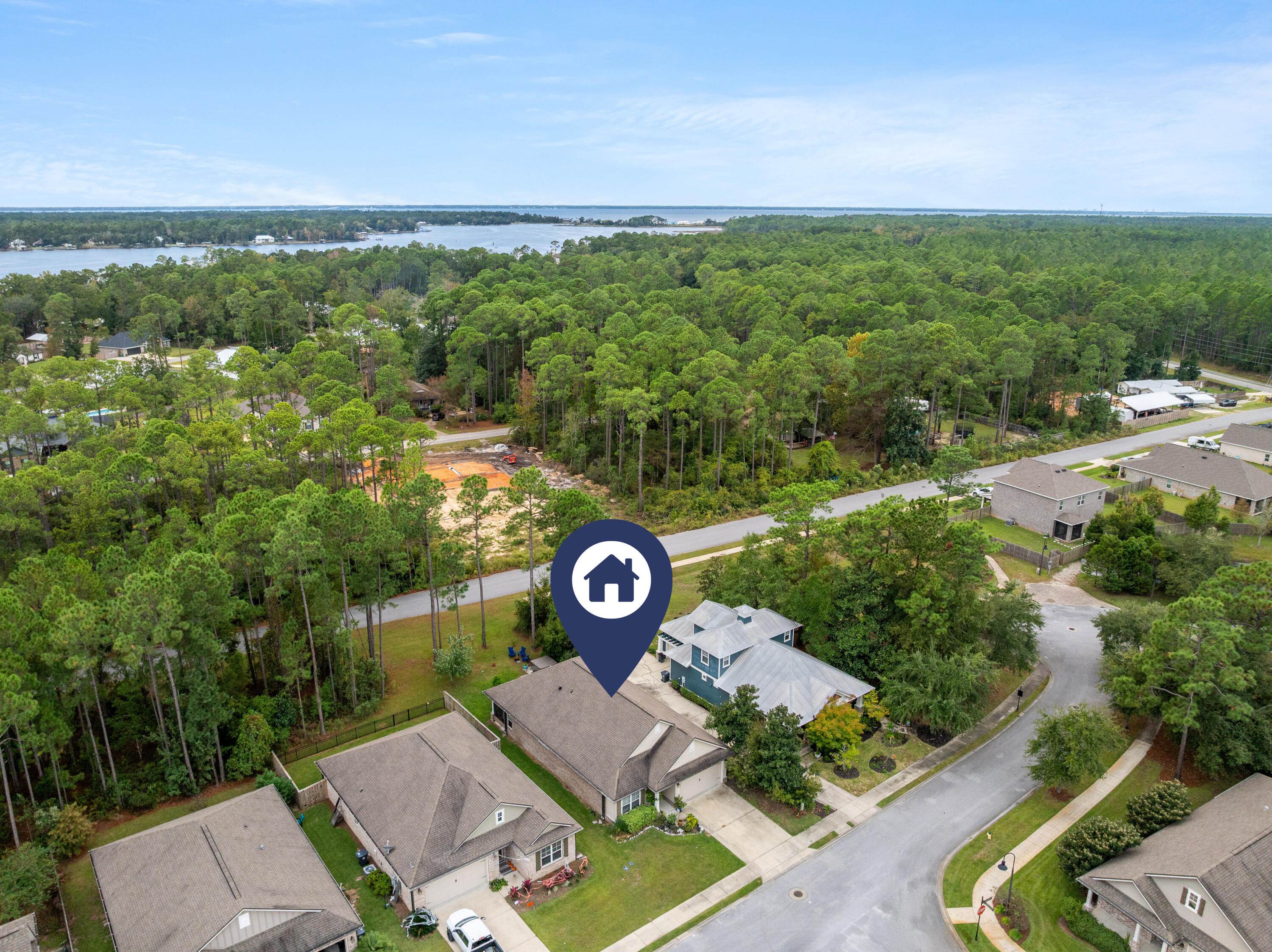 40 Oyster Boulevard Freeport, FL 32439 - Photo 30 of 30 an aerial view of a house with yard