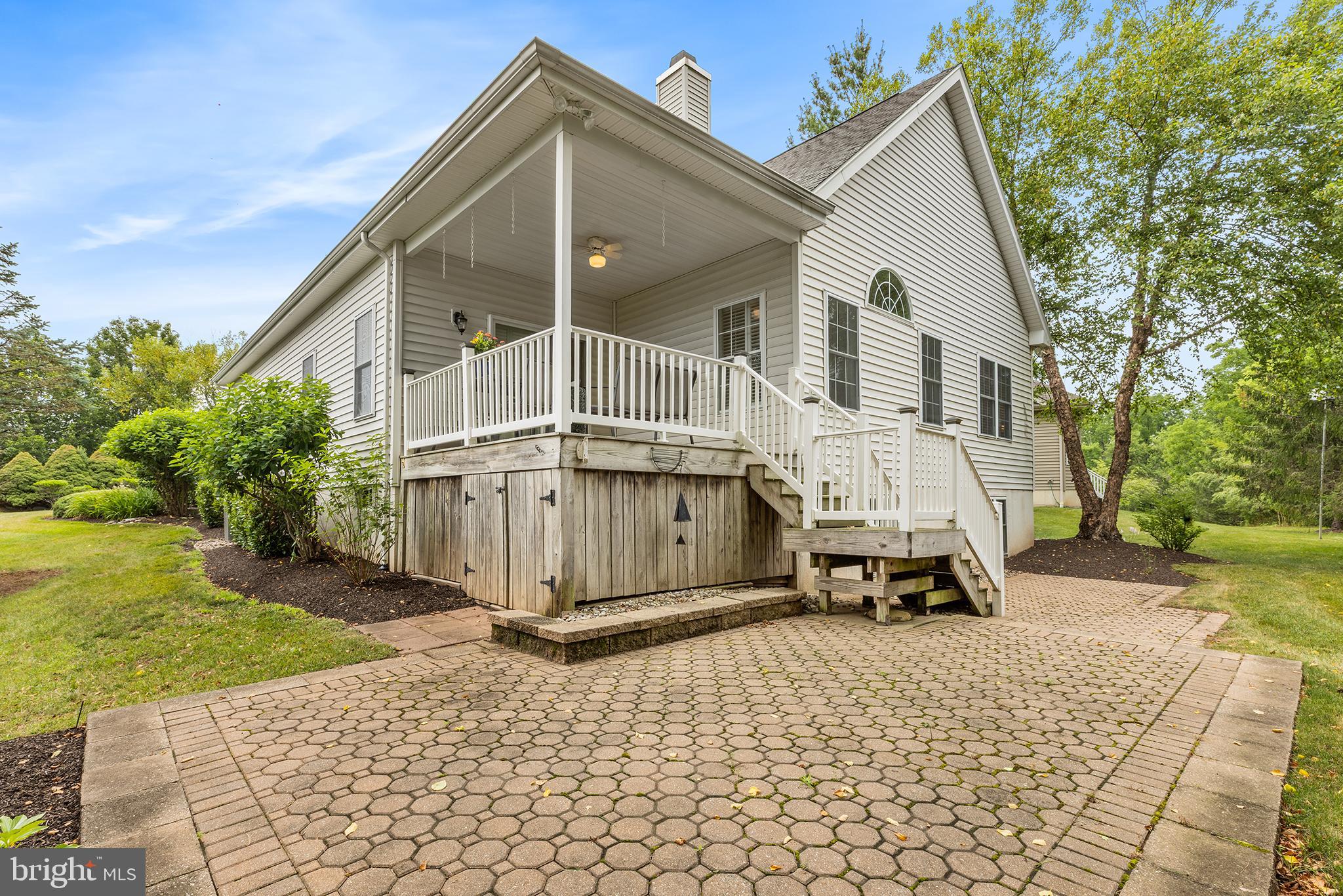 224 Bobwhite Road New Hope, PA 18938 - Photo 32 of 39 Convenient Under Porch Garden Storage