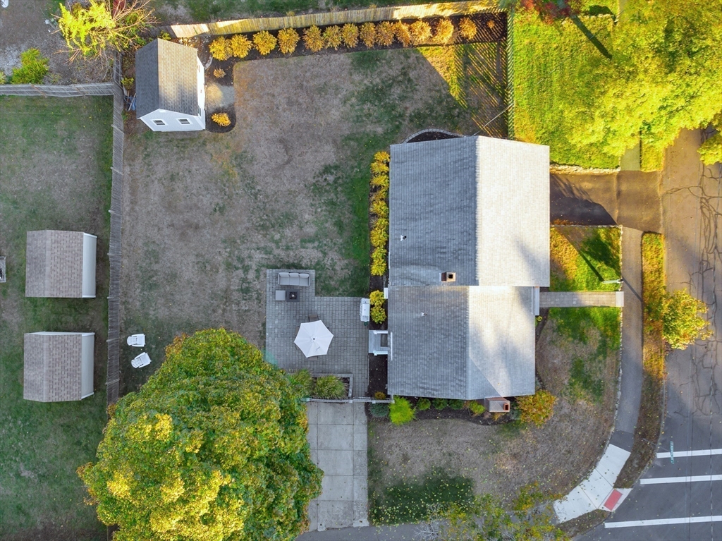 2 Morningside Drive Danvers, MA 01923 - Photo 22 of 25 a aerial view of a house with a backyard