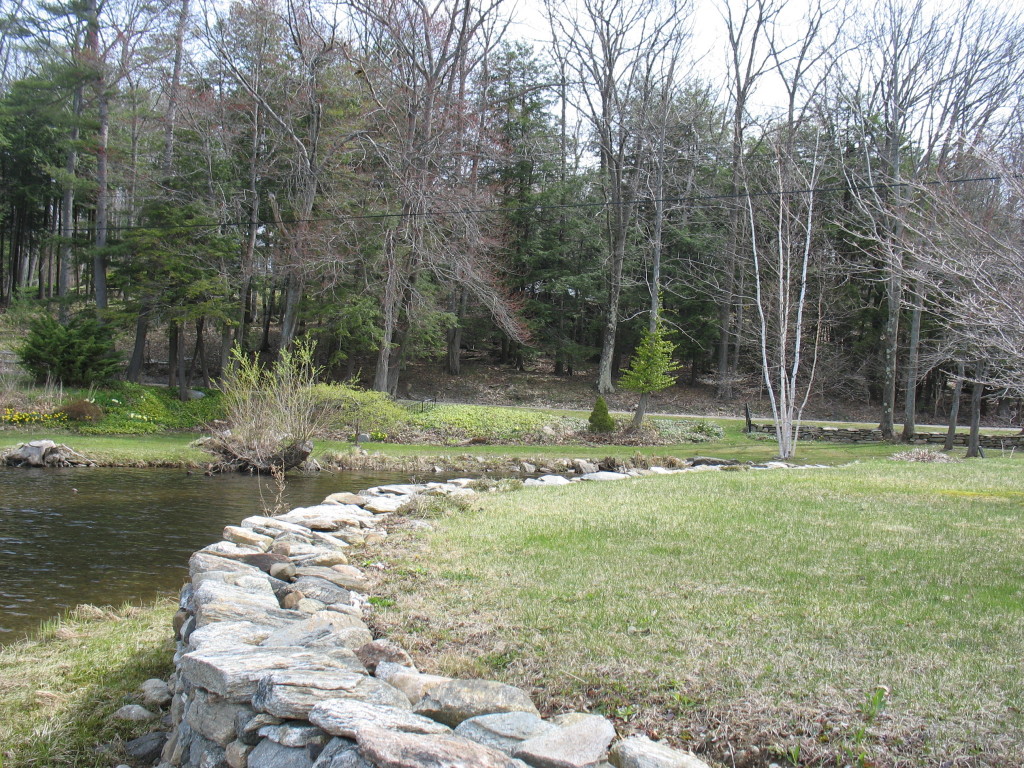 13 Cooper Creek Road Tyringham, MA 01238 - Photo 16 of 32 Retaining Wall at Pond's Edge