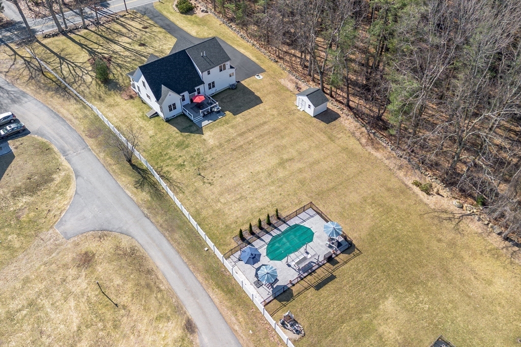 135 South Road Holden, MA 01520 - Photo 35 of 42 an aerial view of residential house with outdoor space