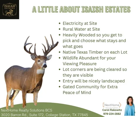 $69,900 | 0 Isaiah Estates, Bryan, TX 77808